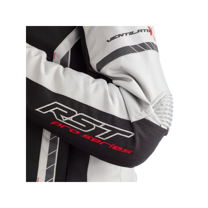 Kurtka motocyklowa RST Pro Series Ventilator-X CE srebrno-czarna wyprzedaż