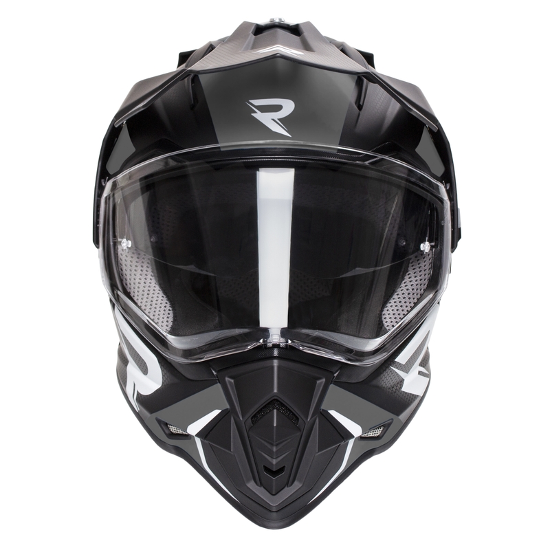 Enduro kask Street Racer Tracker czarno-szary
