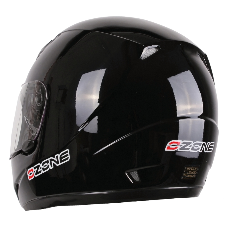 Kask motocyklowy Ozone A951 czarny połysk wyprzedaż