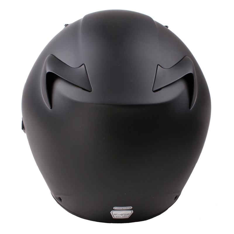 Otwarty kask motocyklowy Scorpion EXO-220 czarny matowy wyprzedaż