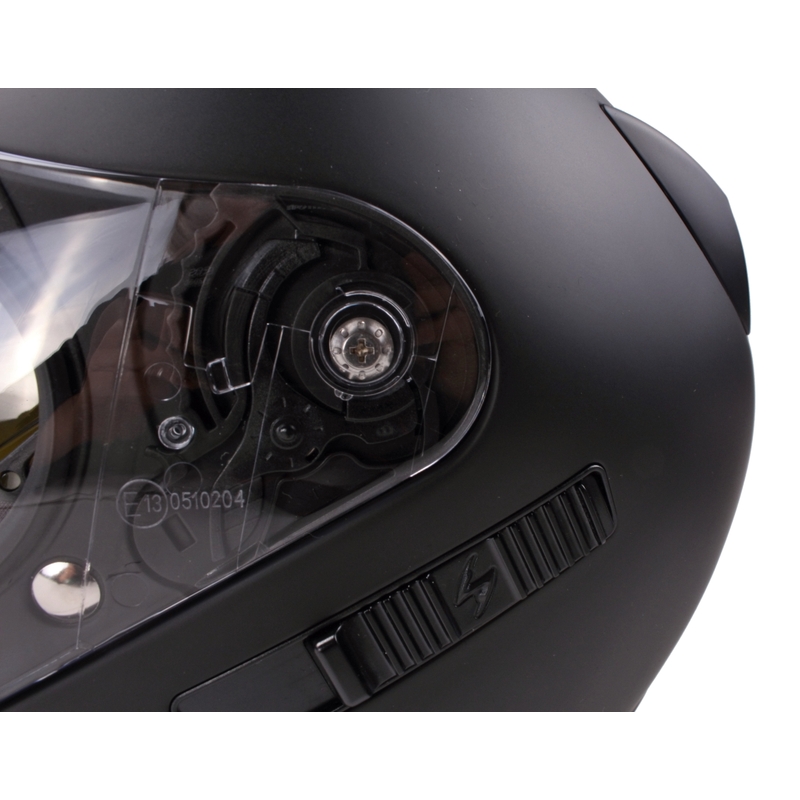 Otwarty kask motocyklowy Scorpion EXO-220 czarny matowy wyprzedaż