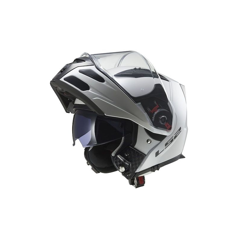 Szczękowy kask motocyklowy LS2 FF324 Metro biały wyprzedaż