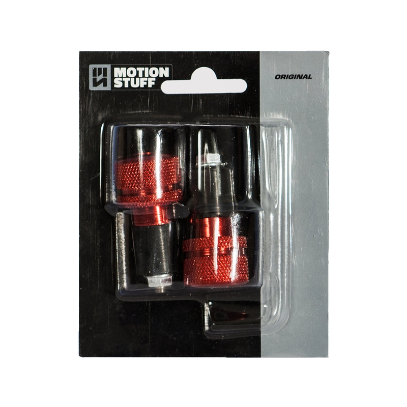 Handlebar ends MOTION STUFF ORIGINAL red (d18-20mm)
