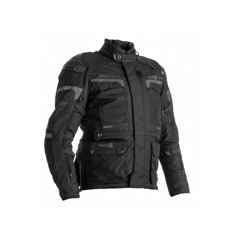 Kurtka z poduszką powietrzną RST Pro Series Adventure-X Airbag CE czarno-szara wyprzedaż
