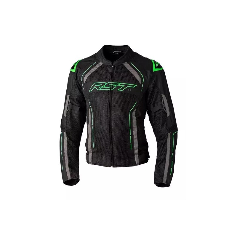 Kurtka motocyklowa RST S1 MESH CE czarno-szara-fluo zielona wyprzedaż