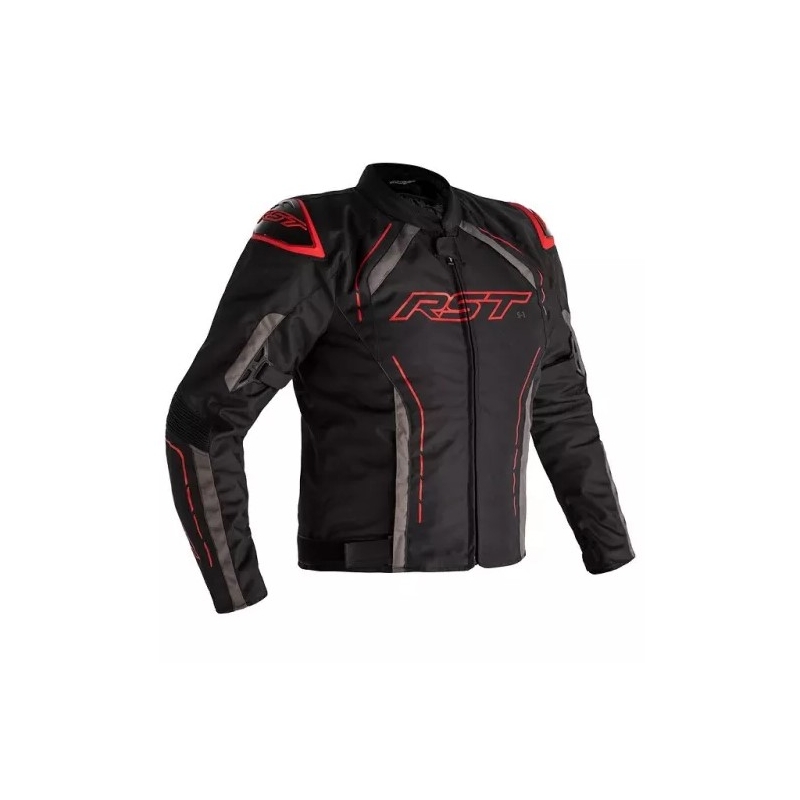 Kurtka motocyklowa RST S-1 CE czarno-szaro-czerwona wyprzedaż