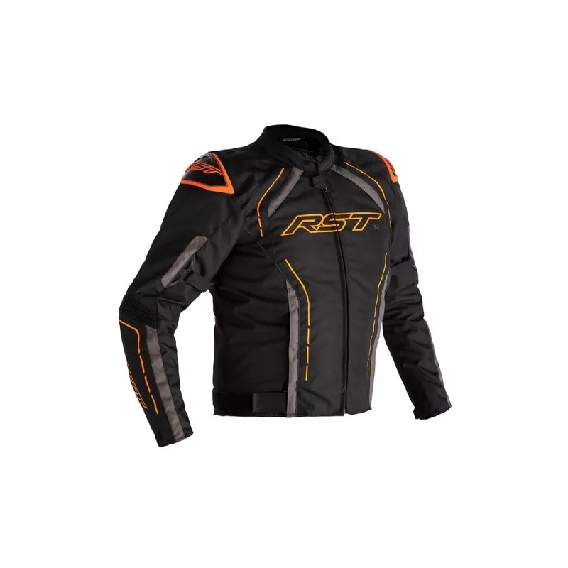 Kurtka motocyklowa RST S-1 CE czarno-szaro-pomarańczowa wyprzedaż