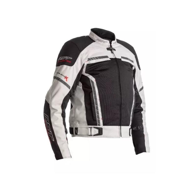 Kurtka motocyklowa RST Pro Series Ventilator-X CE srebrno-czarna wyprzedaż