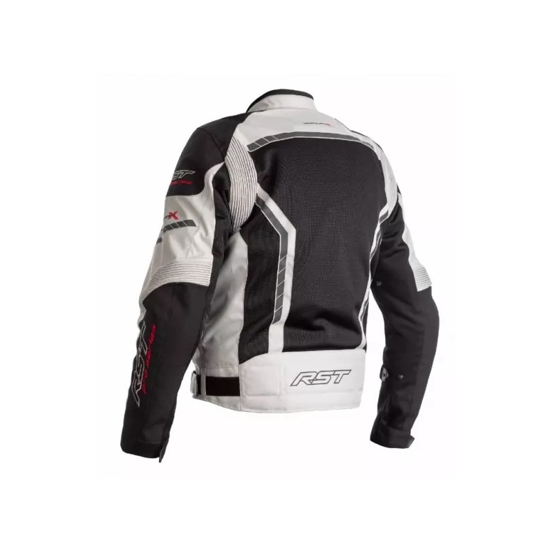 Kurtka motocyklowa RST Pro Series Ventilator-X CE srebrno-czarna wyprzedaż