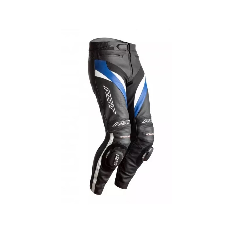 Spodnie motocyklowe RST Tractech Evo 4 CE Black, White and Blue wyprzedaż