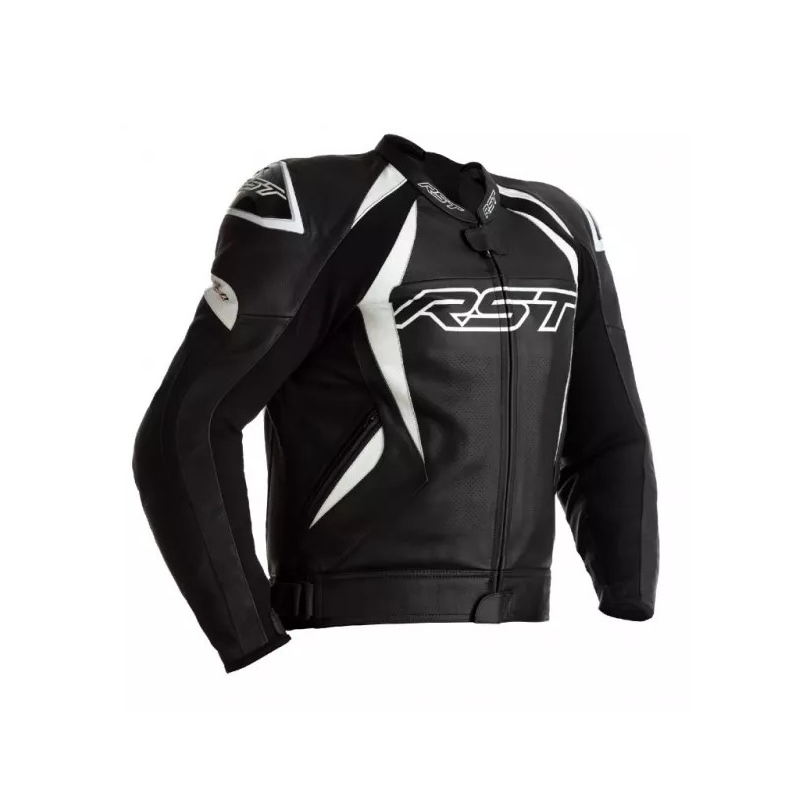 Kurtka motocyklowa RST Tractech Evo 4 CE czarno-biała wyprzedaż