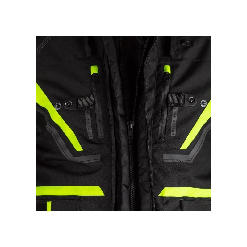 Kurtka z poduszką powietrzną RST Pro Series Paragon 6 Airbag CE czarno-fluo żółta wyprzedaż