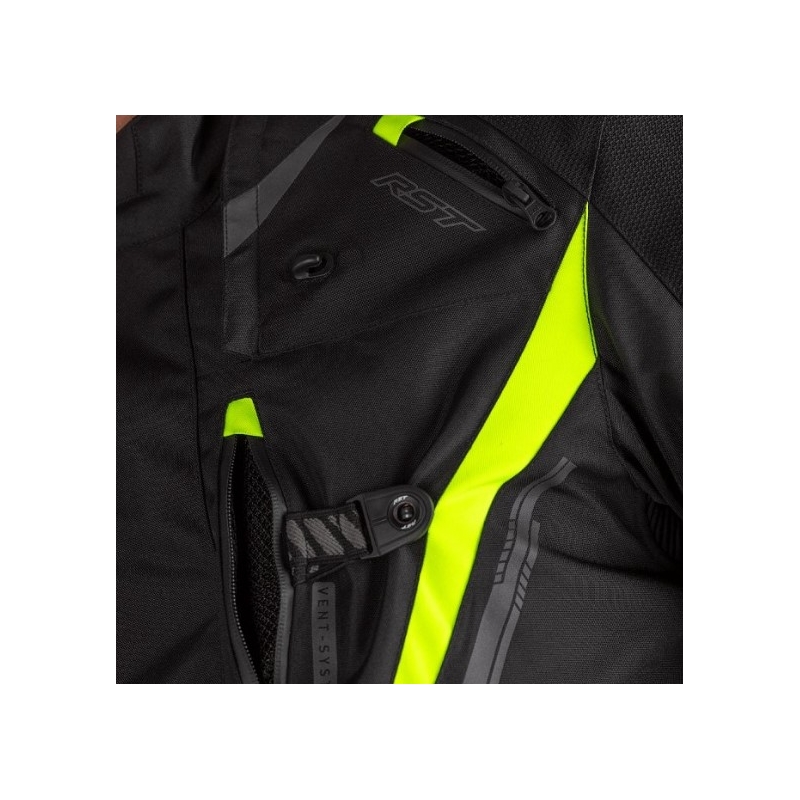 Kurtka z poduszką powietrzną RST Pro Series Paragon 6 Airbag CE czarno-fluo żółta wyprzedaż