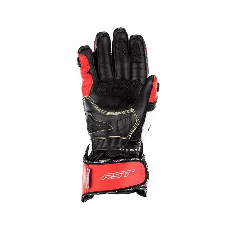 Rękawice motocyklowe RST Tractech Evo 4 CE czerwono-biało-czarne wyprzedaż