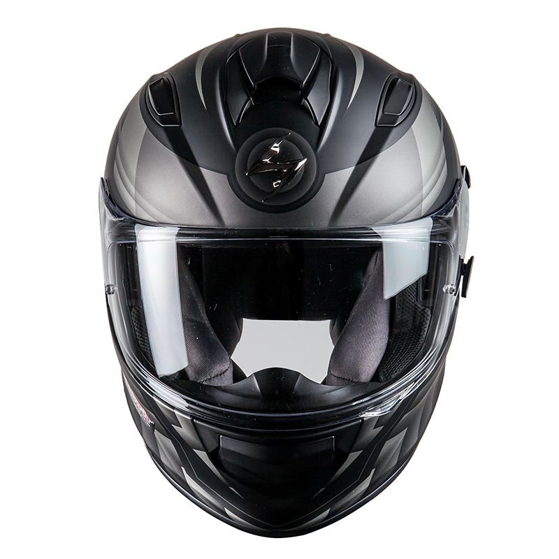 Moto integralny kask Scorpion EXO-510 Air Scale czarno-srebrny wyprzedaż