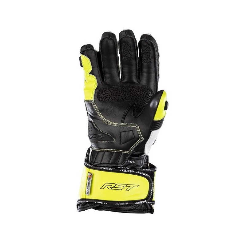 Rękawice motocyklowe RST Tractech Evo 4 CE black-white-fluo yellow wyprzedaż