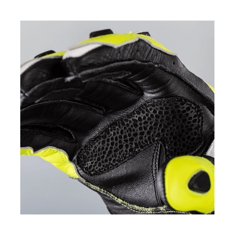 Rękawice motocyklowe RST Tractech Evo 4 CE black-white-fluo yellow wyprzedaż