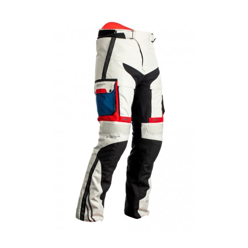 Spodnie motocyklowe RST Pro Series Adventure-X CE Black-Silver-Blue-Red wyprzedaż