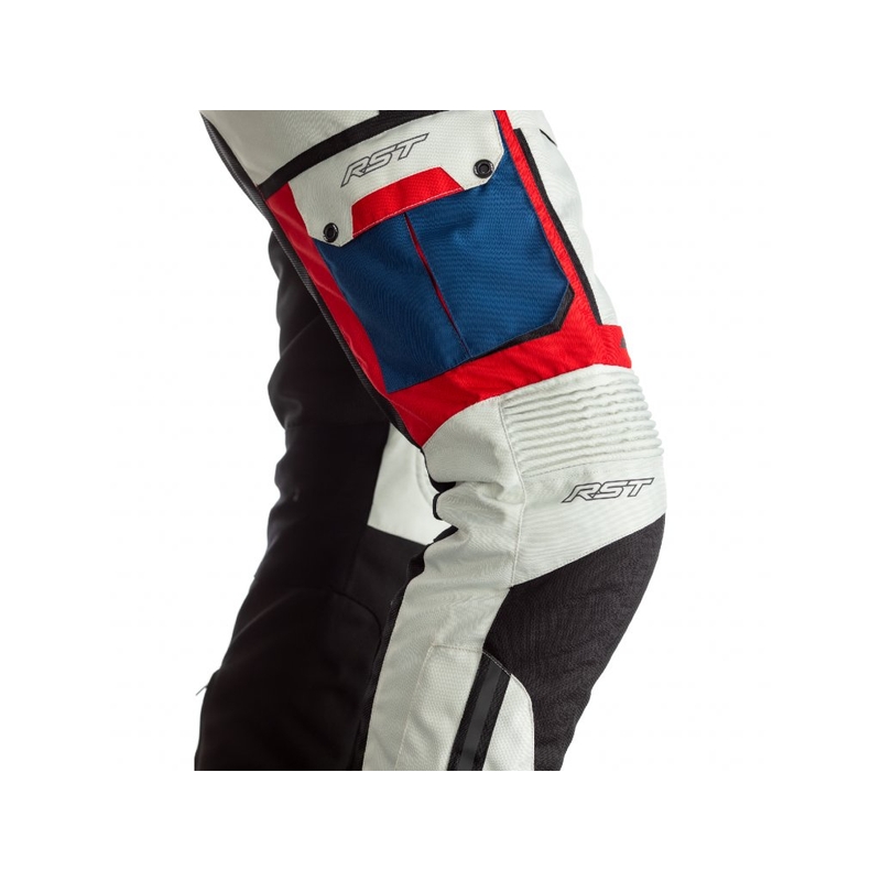Spodnie motocyklowe RST Pro Series Adventure-X CE Black-Silver-Blue-Red wyprzedaż