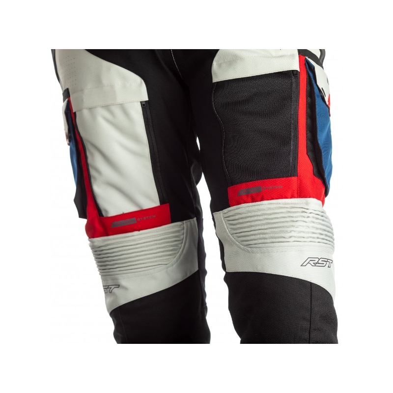 Spodnie motocyklowe RST Pro Series Adventure-X CE Black-Silver-Blue-Red wyprzedaż
