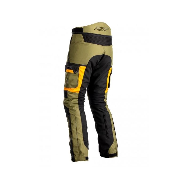Spodnie motocyklowe RST Pro Series Adventure-X CE Black-Green-Orange wyprzedaż