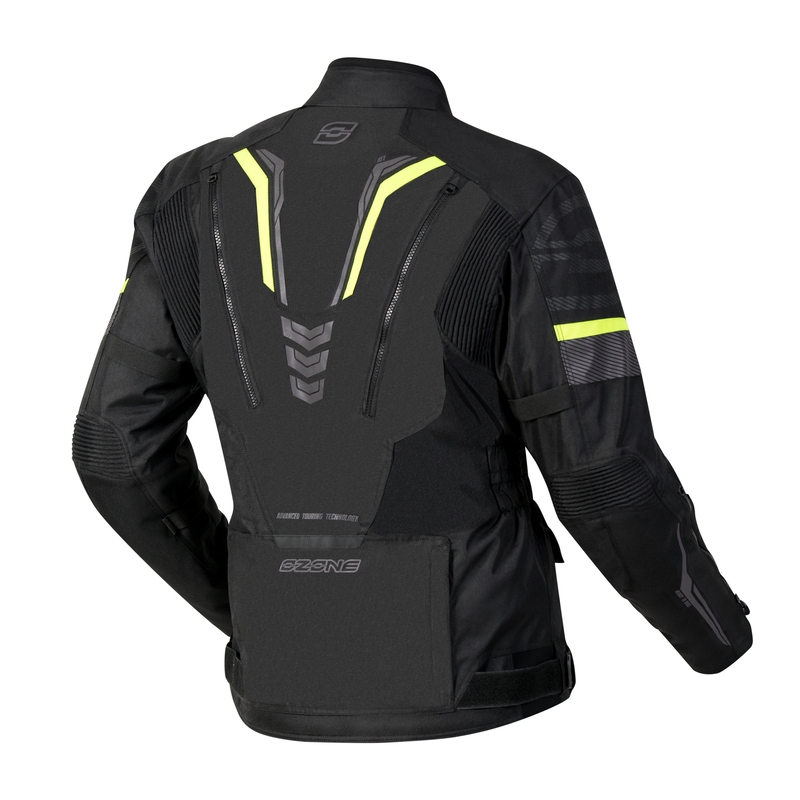 Kurtka motocyklowa Ozone Tour III black-anthracite-fluo yellow