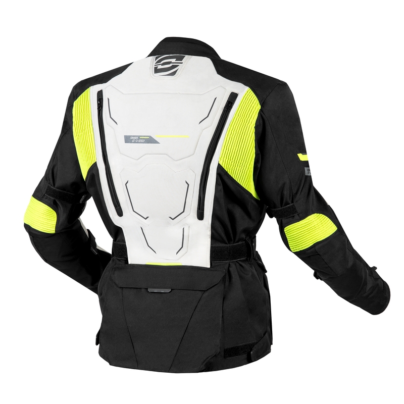Kurtka motocyklowa Ozone Sahara czarno-szara-fluo żółta wyprzedaż
