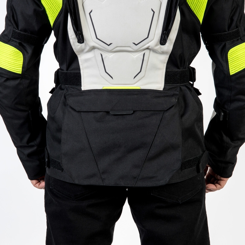 Kurtka motocyklowa Ozone Sahara czarno-szara-fluo żółta wyprzedaż