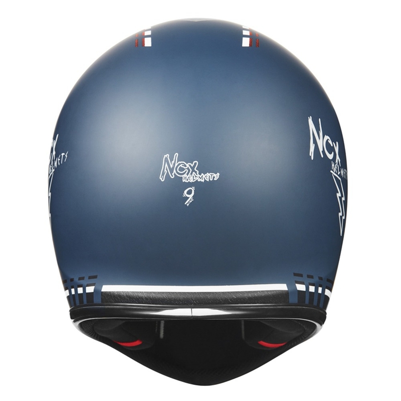 Integralny kask motocyklowy NOX PREMIUM Seventy Nine niebieski
