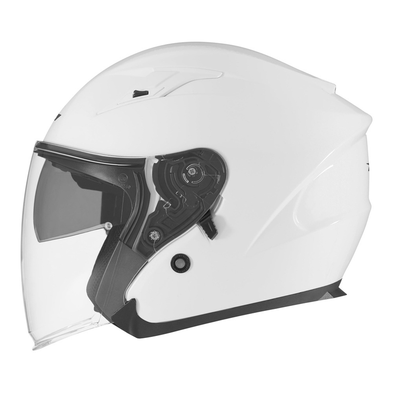 Kask motocyklowy otwarty NOX N128 biały