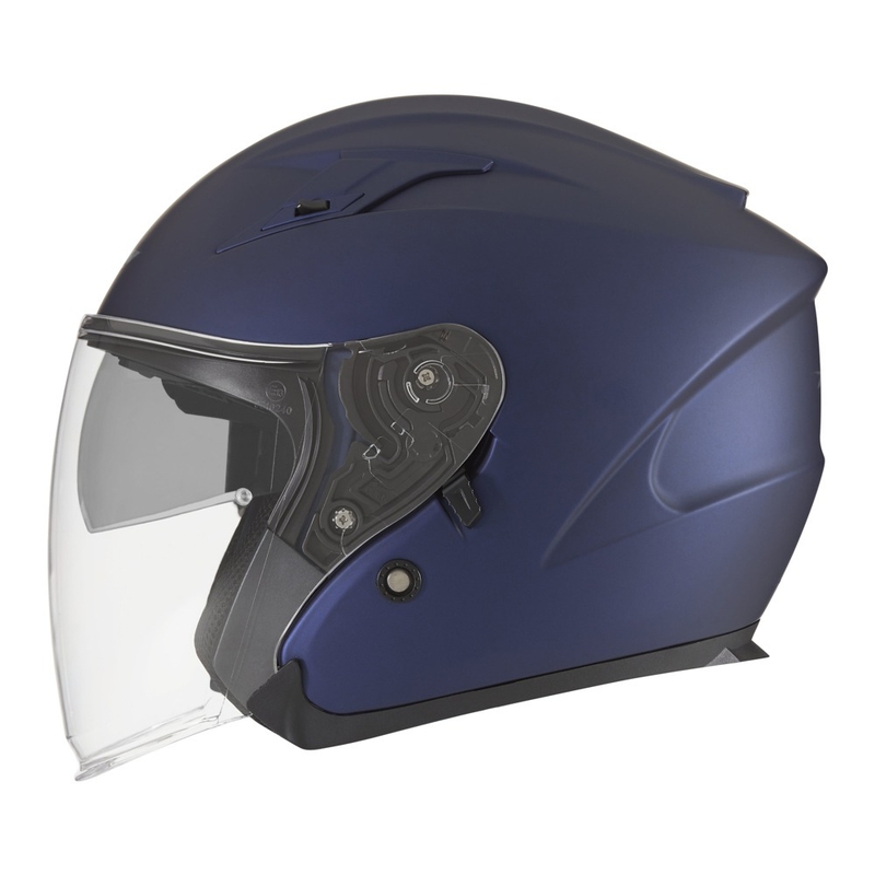 Kask motocyklowy otwarty NOX N128 niebieski wyprzedaż