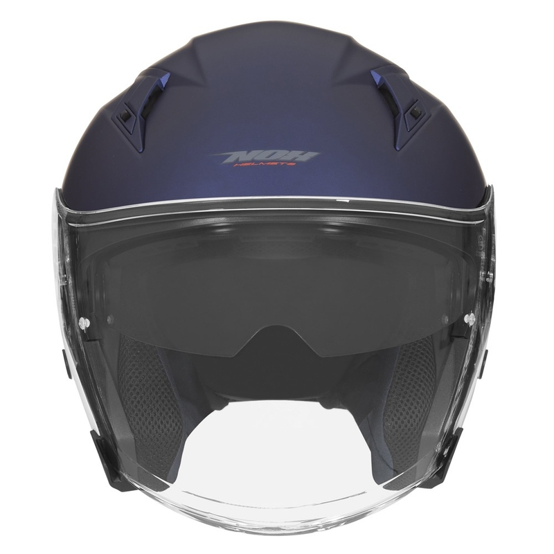 Kask motocyklowy otwarty NOX N128 niebieski wyprzedaż
