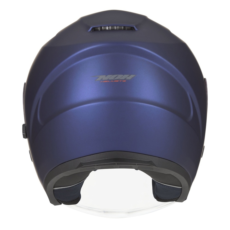 Kask motocyklowy otwarty NOX N128 niebieski wyprzedaż