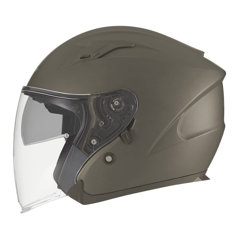 Kask motocyklowy otwarty NOX N128 khaki wyprzedaż