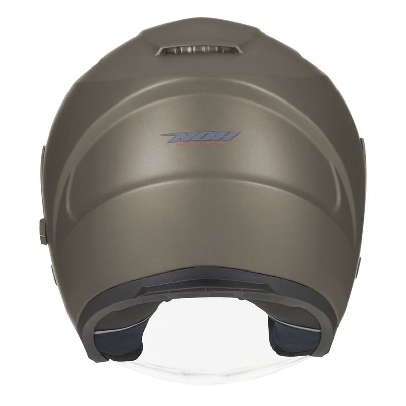 Kask motocyklowy otwarty NOX N128 khaki wyprzedaż