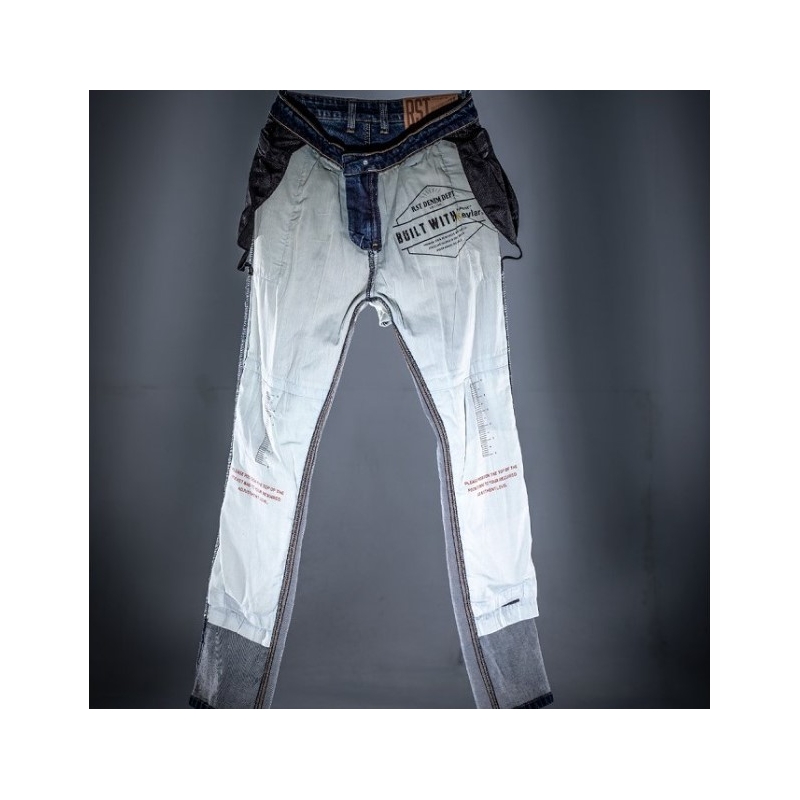 Jeansy motocyklowe RST X Single Layer CE blue wyprzedaż