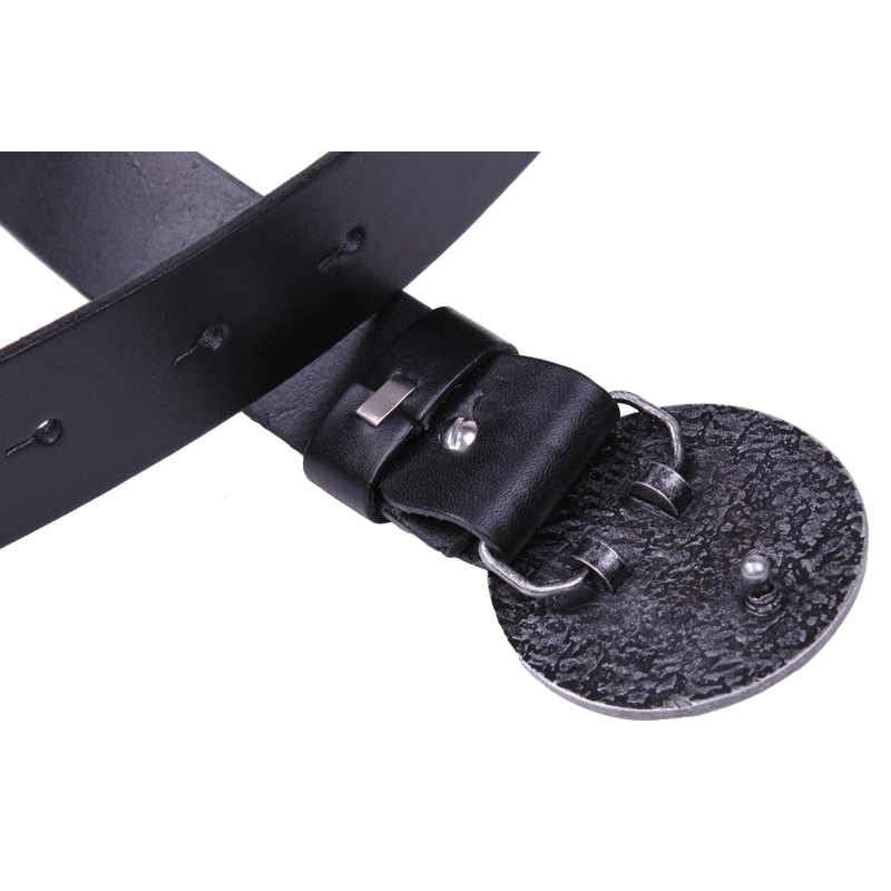 Pasek skórzany z klamrą BMW