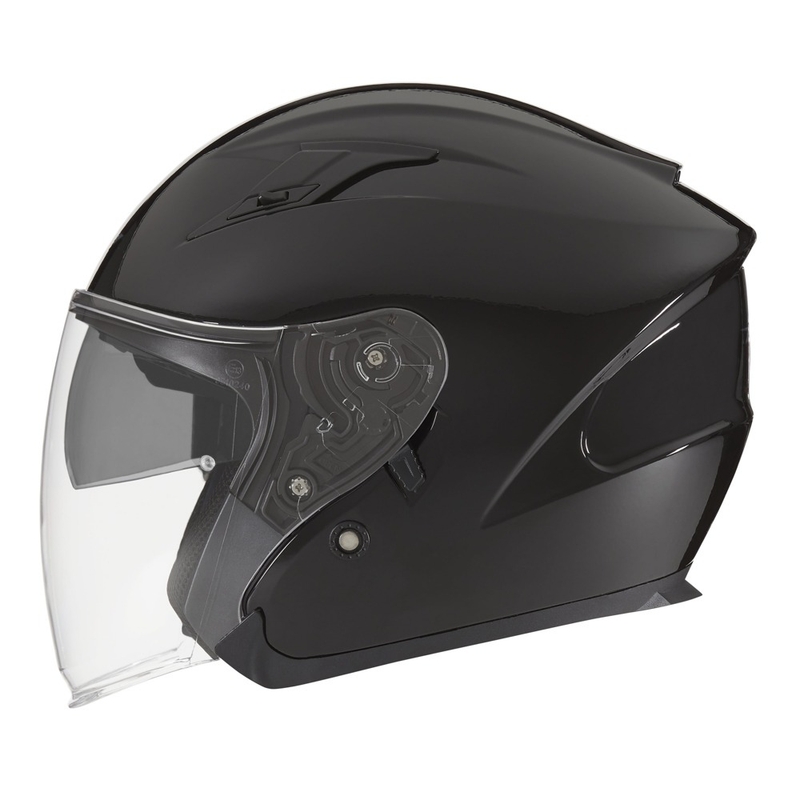 Kask motocyklowy otwarty NOX N128 czarny