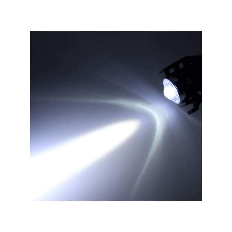 Uniwersalne dodatkowe LED światło Cree z wyłącznikiem czarne