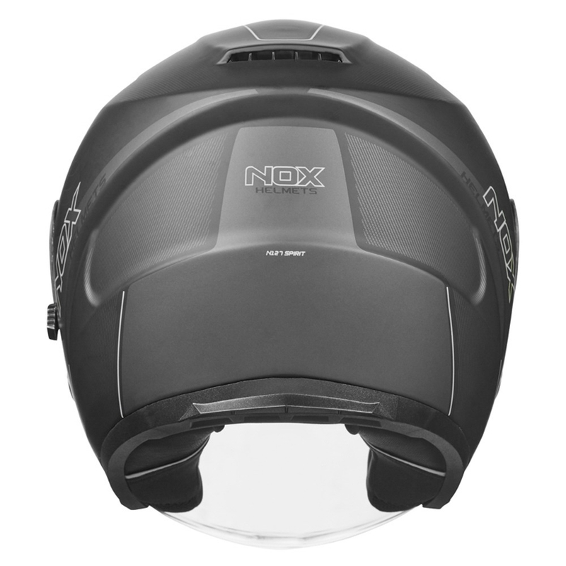 Kask motocyklowy otwarty NOX N128 Spirit black-titanium