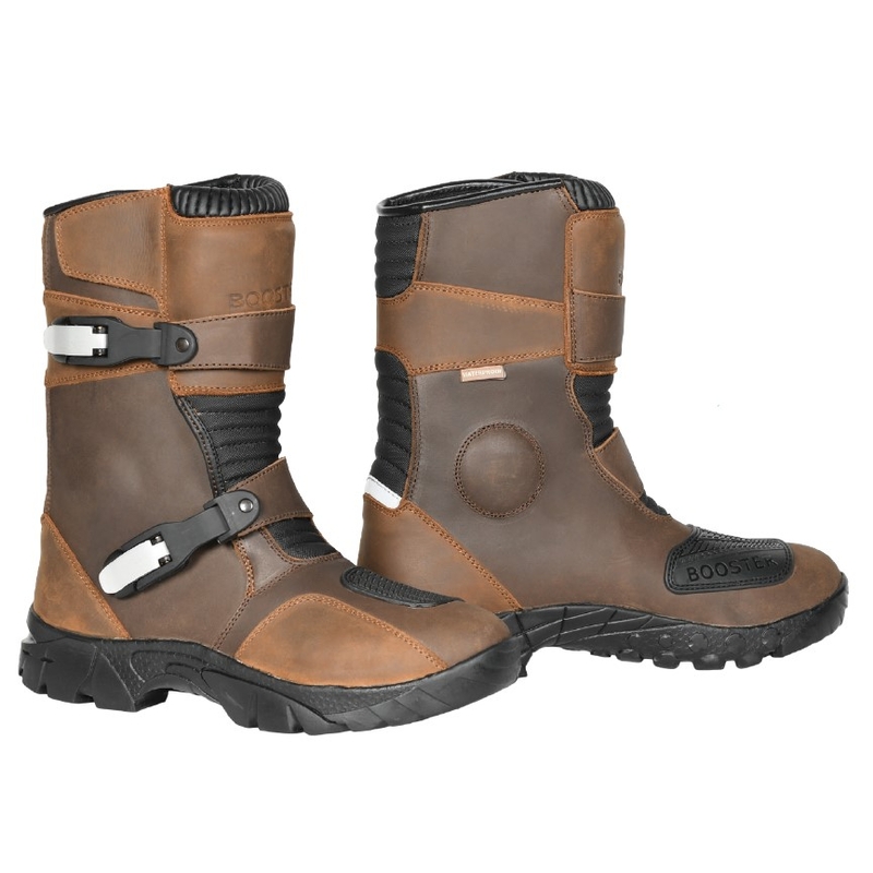 Booster Atacama Short WP Brown - buty motocyklowe. wyprzedaż