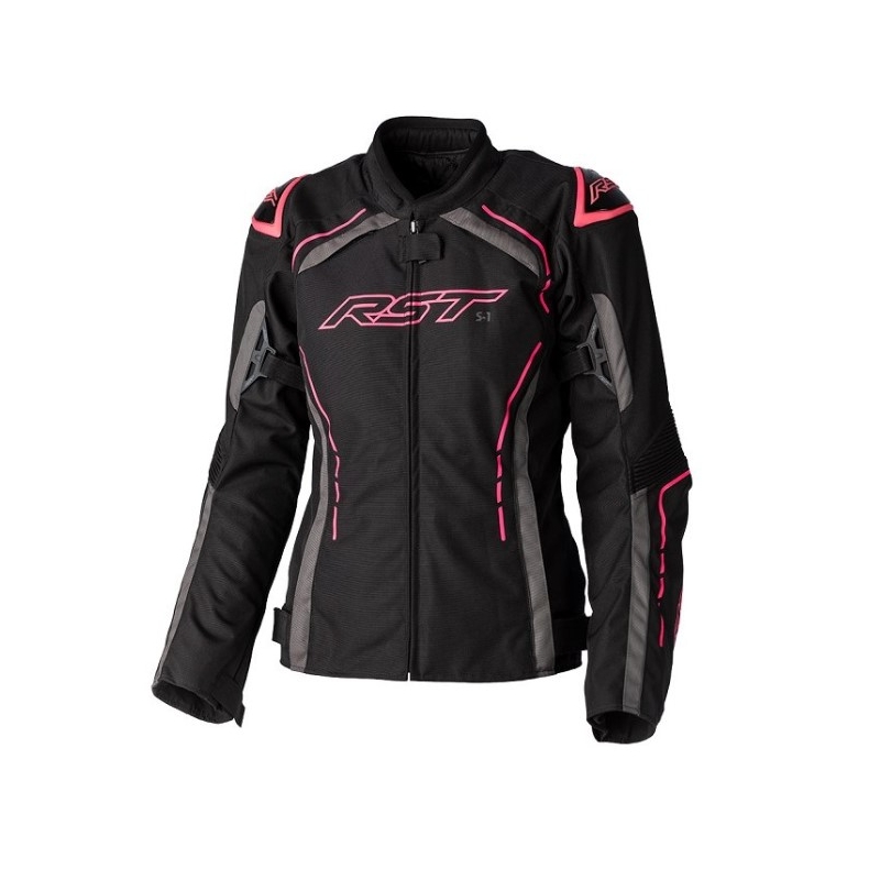Damska kurtka motocyklowa RST S1 CE black-grey-pink wyprzedaż