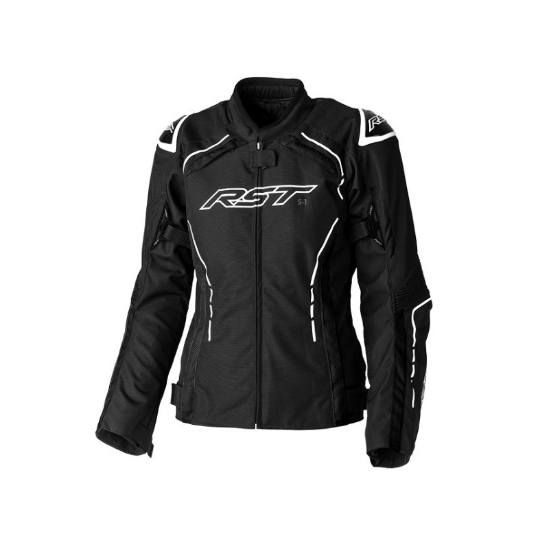 Damska kurtka motocyklowa RST S1 CE czarno-biała wyprzedaż