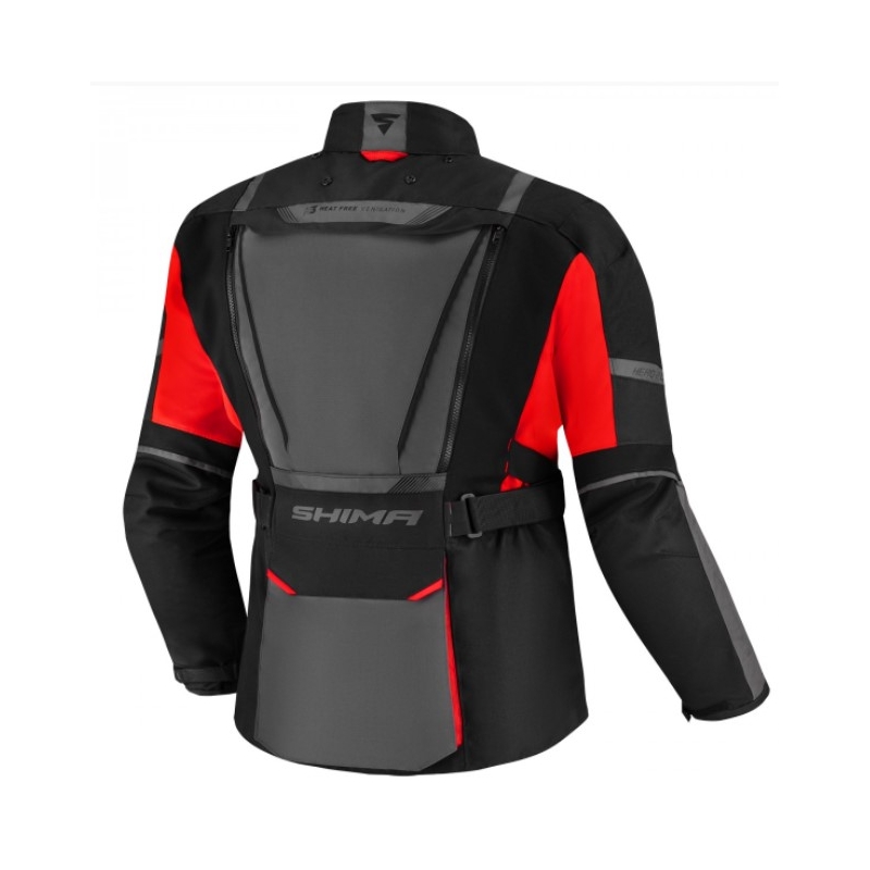 Kurtka motocyklowa Shima Hero 2.0 black-grey-red