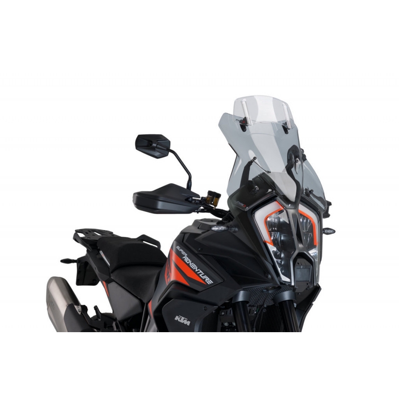 Windscreen PUIG TOURING WITH VISOR smoke