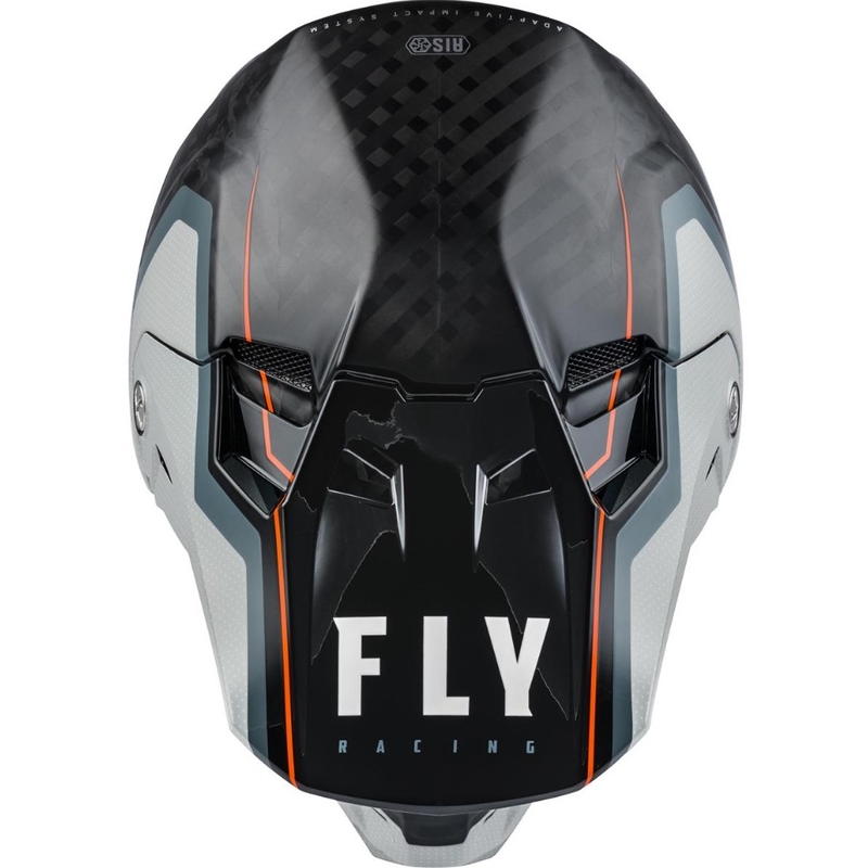 Kask motocrossowy FLY Racing Formula Carbon Axon black-grey-orange