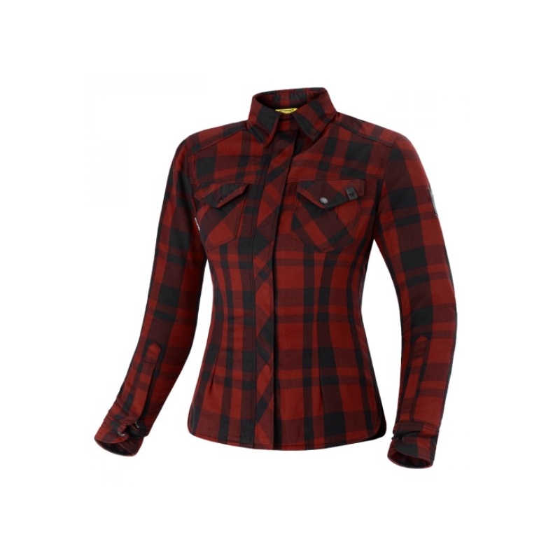 Damska koszula motocyklowa Shima Renegade czerwono-czarna wyprzedaż