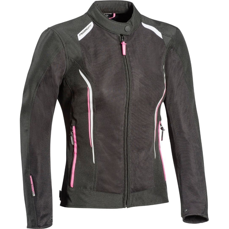 Damska kurtka motocyklowa IXON Cool Air C black-white-pink outlet wyprzedaż