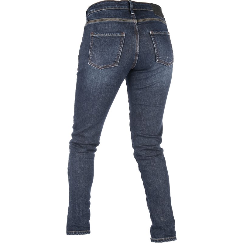 Oxford Original Approved Jeans Slim fit damskie jeansy motocyklowe w kolorze spranym niebieskim. wyprzedaż