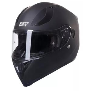 Integralny kask motocyklowy Street Racer SR I1 MotoZem Performance czarny